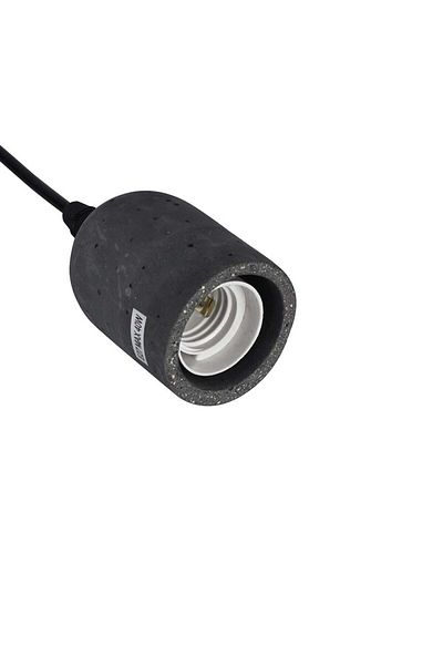 Ucandle Terrazzo Stone Lighting Fixture - Black