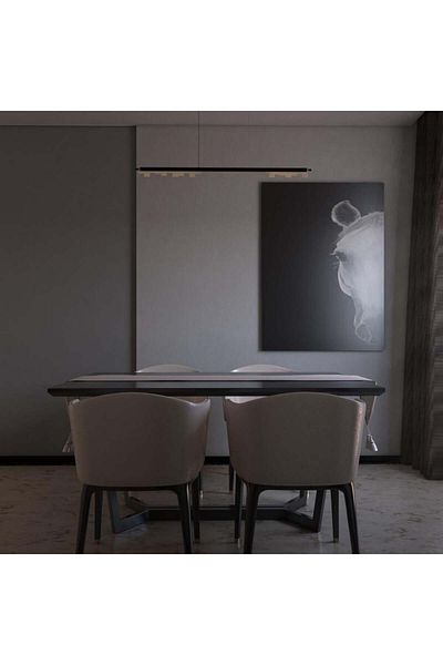 Ucandle LED Zigzag Pendant Chandelier