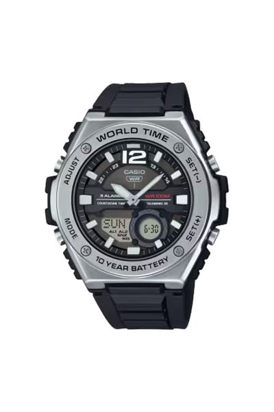 Casio CASIO Men's Analog-Digital Grey Dial Watch - MWQ-100-1AVDF