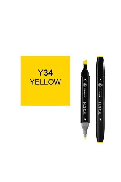 Touch Twin Y34 Double Ended Marker Yellow