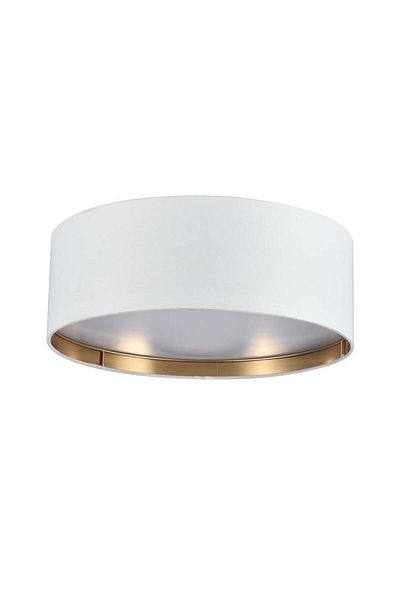 Ucandle Modern circular multi-colored chandelier - white