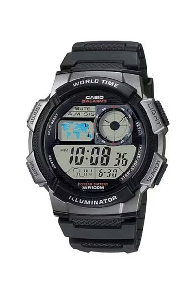 Casio CASIO Men's DIGITAL Grey Dial Watch - AE-1000W-1B