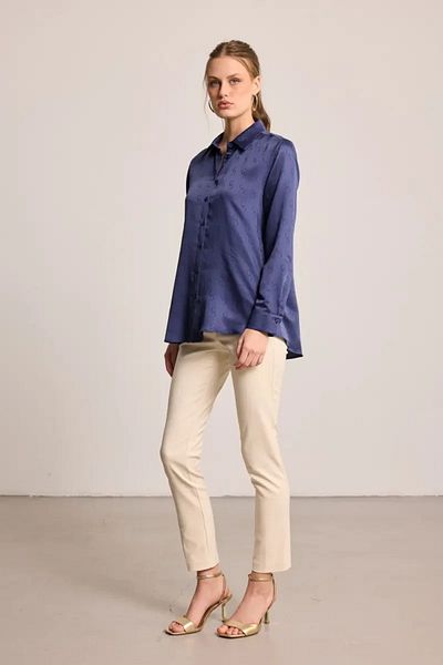 Gusto Πουκάμισο με μοτίβο G - Navy Blue