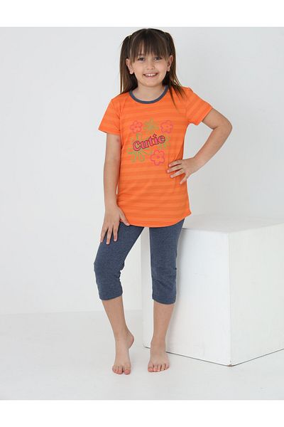 ERTA GOLD Girl's Summer Capri Suit