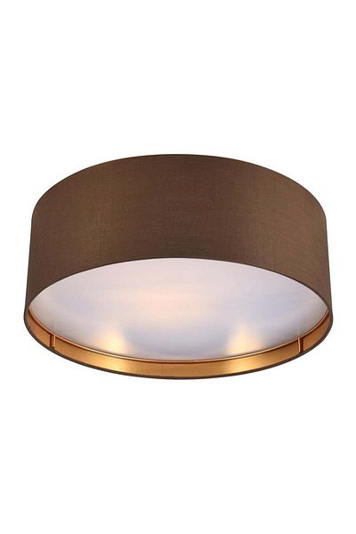 Ucandle Modern circular multi-colored chandelier - brown