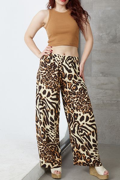 DPARİS Leopard Patterned Trousers