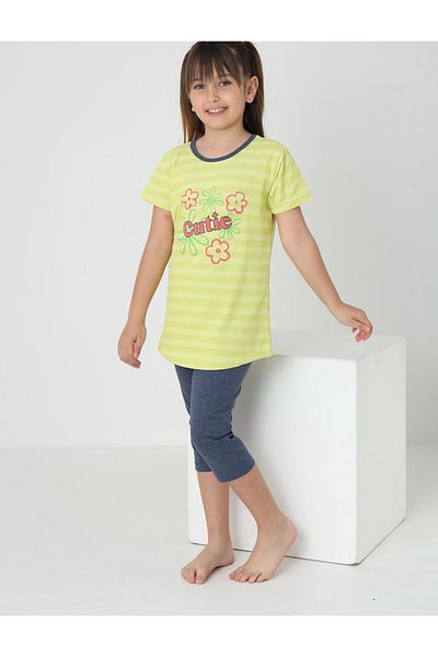 ERTA GOLD Girl's Summer Capri Suit