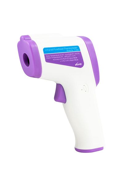 Zass ZIT 01 infrared thermometer,3-color light indicator depending on temperature, white/purple