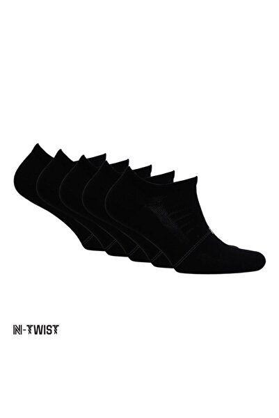 NORFOLK Fresh N-Twist Premium μπαμπού και βαμβακερές καθημερινές αθλητικές κάλτσες μαύρες 5 ζευγάρια - Kraft Box
