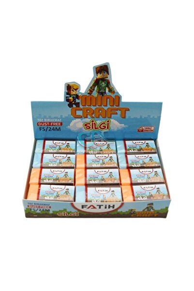 Fatih Exam Eraser Blue M.Craft Pvc Soft Fs24/M (Pack of 24)
