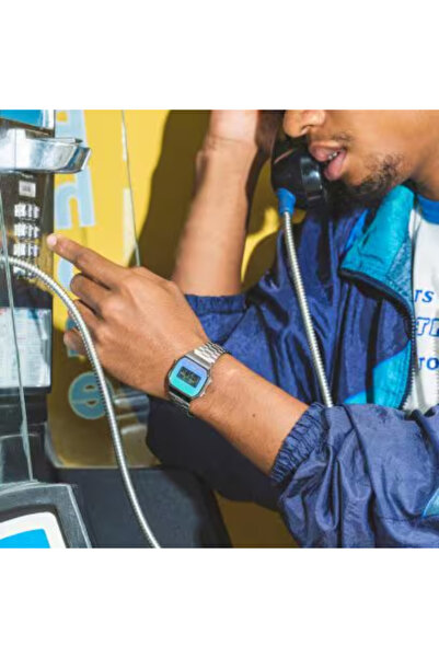 Casio CASIO Unisex Digital Grey Dial Watch - A168WER-2ADF