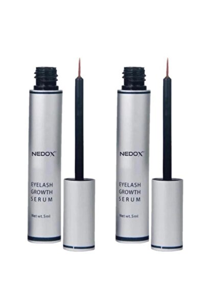 NEDOX 2 Pieces Eyebrow and Eyelash Extender, Repair, Nourishing and Strengthening Care Serum Guaranteed 5 ml