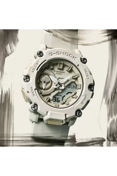 G-SHOCK G-SHOCK Men's Analog-Digital Beige Dial Watch - GA-2200NC-7ADR