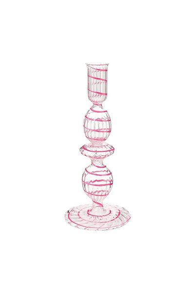 Pip Studio Glass stand, Pip Studio, Swirl Pink, 20 cm, Jolie collection