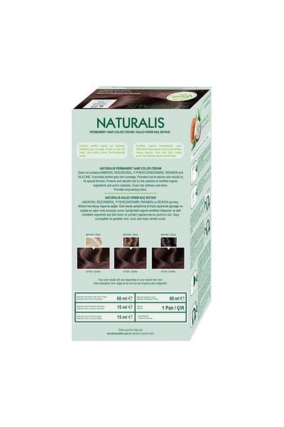 Neva Naturalis Permanent Hair Color – Vegan, Ammonia-Free, Long-Lasting, 100% Gray Coverage, Organic