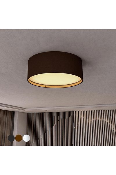 Ucandle Modern circular multi-colored chandelier - white