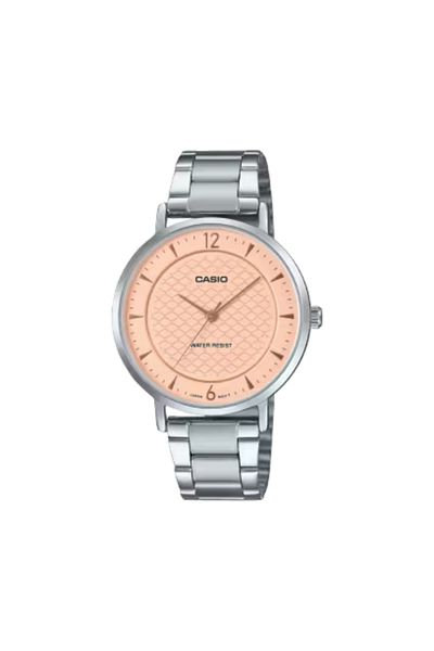 Casio CASIO Women's Analog Peach Dial Watch - LTP-VT04D-4A