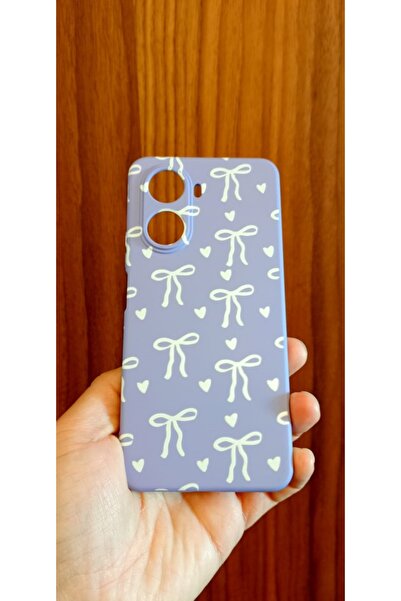 Newon حافظة هاتف هواوي نوفا 10 SE مطبوعة بشريط/فيونكة من الداخل مخملية من الس...