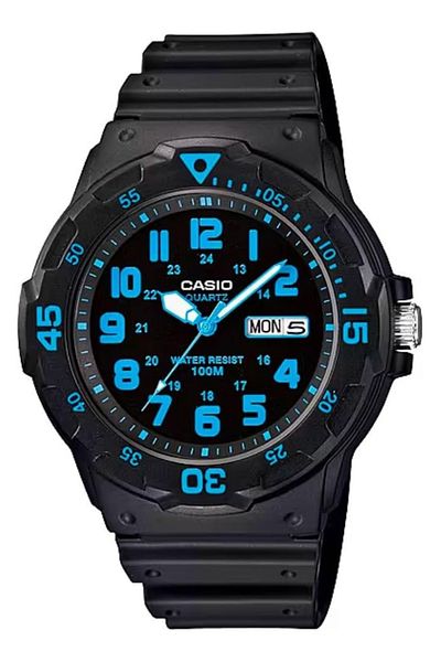 Casio ساعة كاسيو للرجال انالوج بمينا اسود - MRW-200H-2B