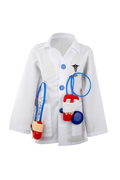 zola Costum de doctor pentru copii, Zola®, cu accesorii, vârsta 3-8 ani