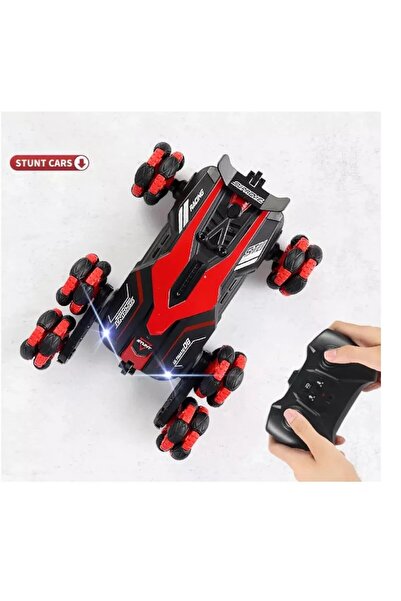 Daily Bazaar Uzaktan Kumandalı Full Fonksiyon Şarjlı Işıklı 2.4 Ghz 6 Tekerlekli Buhar Atan Akrobat Araba