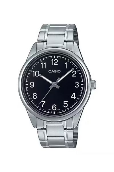 Casio ساعة كاسيو للرجال بمينا أسود تناظرية - MTP-V005D-1B4UDF