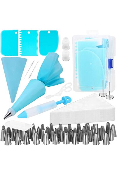 Springos Set cofetarie Springos, 82 elemente, albastru