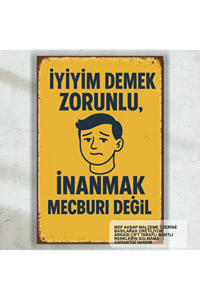 Hayat Poster U redu sam je obavezan smešan humorističan slogan zidna ploča re...