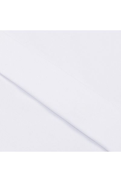 Germirli White Hidden Placket Classic Collar Tailor Fit Cotton Elastane Shirt