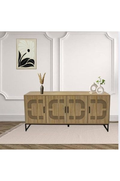 DECORA Modern buffet cabinet 180 cm