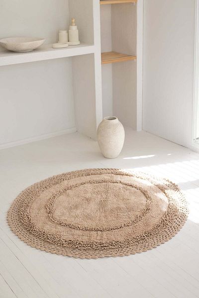 İrya Moon 100% Cotton Bath Mat Mocha120X120