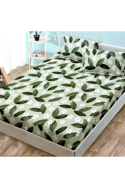 NufJoy Finet Gros Elastic Fitted Sheet Set for Mattress 160x200 cm and 2 Pillowcases 50x70 cm