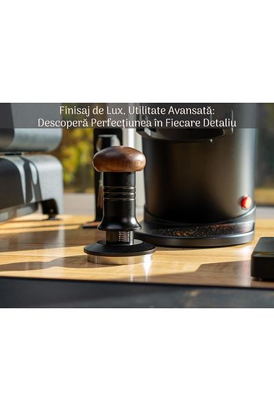 LEBLOU Tamper Espresso With Spring Presser Mechanism, Dynamic Adjustment, Premium Finish, 53mm