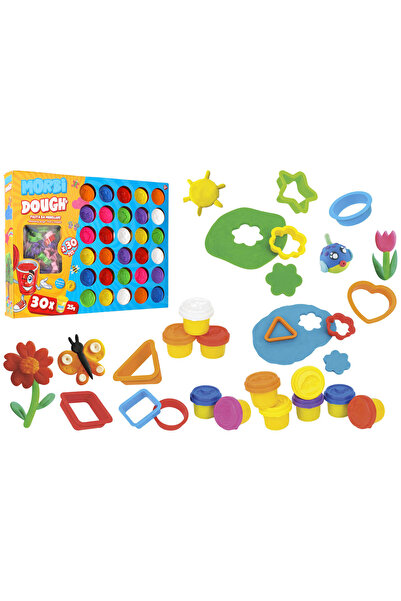 GLOBO Children's playdough set, multicolored assorted colors, made from natur...