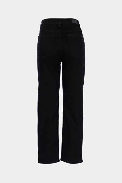 CROSS JEANS Sydney Siyah Yüksek Bel Patı Fermuarlı Slim Fit Jean Pantolon C 4529-095