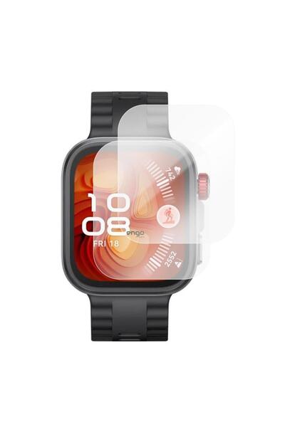 Engo Huawei Watch Fit 4 Pro Ekran Koruyucu Parlak TPU 2'li Şeffaf