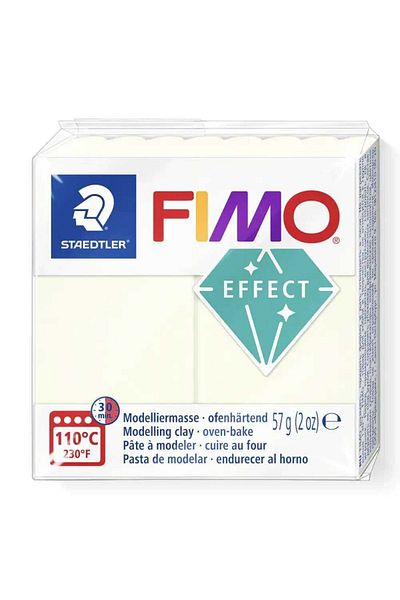 Bafimo FIMO Effect Modeling Clay 57g Neon Fluorescent Greenish white