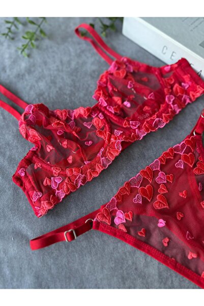 Fleur de Lingerie Puha Princess Lace részletes, aládrótozott melltartó és tanga szett