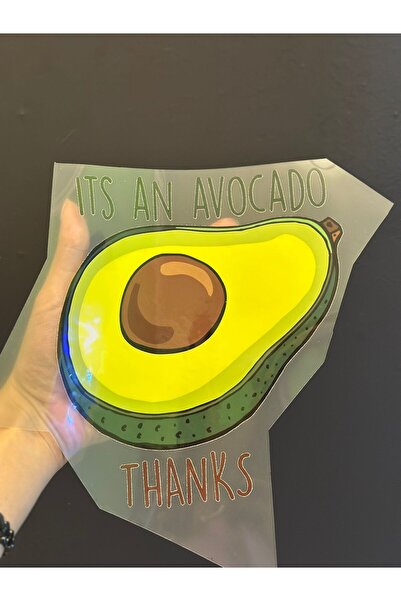 Gönülden Tasarım Σχέδιο που συγκολλείται με σίδερο Αβοκάντο Εκτύπωση Μεταφορά...