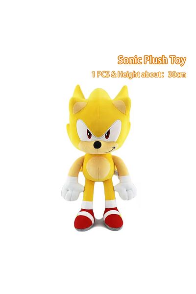 Choice suoni maorong 05 30CM High quality Sonic Plush Toy The Hedgehog Sonic Knuckles Tails Cute Cartoon So