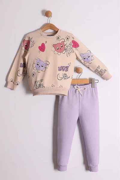 Pollito Σετ φόρμας Girl's Love Printed