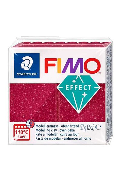 Bafimo FIMO Effect Modeling Clay 57g Firefighter Red Galaxy