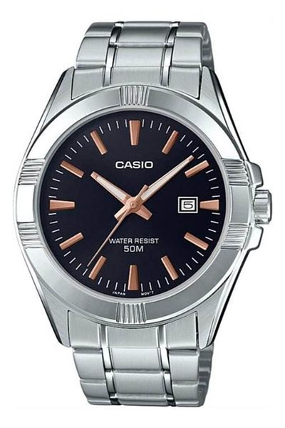 Casio ساعة كاسيو للرجال بمينا أسود تناظرية - MTP-1308D-1A2
