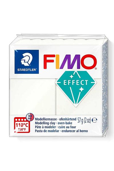 Bafimo FIMO Effect Modeling Clay 57g Off-white Beige Metallic