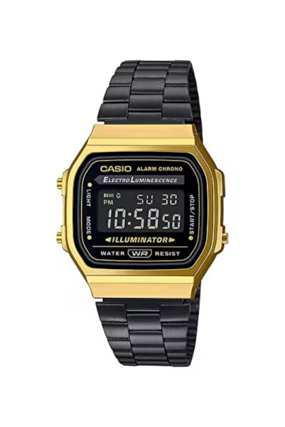 Casio ساعة كاسيو الرقمية للجنسين بمينا رمادي - A168WEGB-1BDF