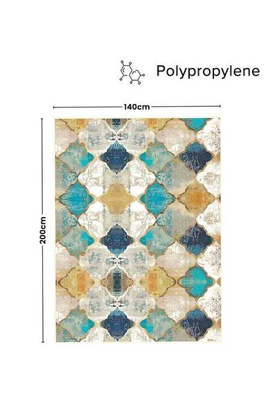 COOYA Interior Remodeling Living Luxurious Modern Rectangular Anti-Slip Carpet Polypropylene Multicolour
