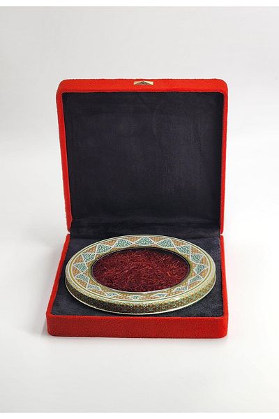 salman saffron Super Negin Safron 15 gm in Velvet Gift Box - Box Size 205x190x47 mm