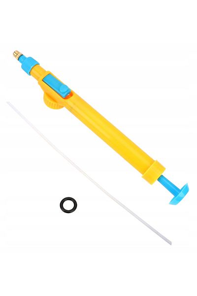 OEM Manual sprayer for PET bottles, 28.5 cm, yellow