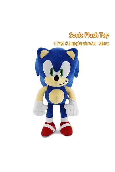 Choice suoni maorong 01 30CM High quality Sonic Plush Toy The Hedgehog Sonic Knuckles Tails Cute Cartoon So