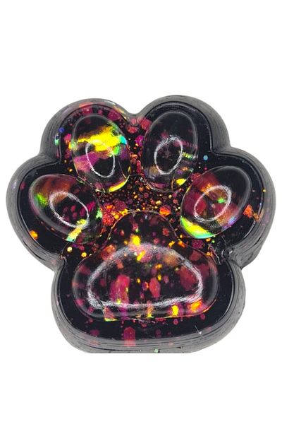 xpress sales Stress Relief Squishy Toy with Slow Rising Texture, Glitter Cat Paw Model